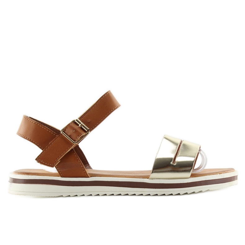 Sandale sa zatvaranjem na gležnju 7L151 smeđa