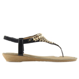 Sandale bogato ukrašene 2017-32 crne crna