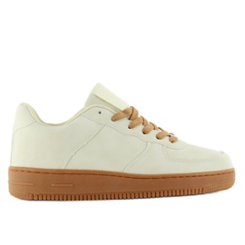 Creepersy kt965bei Krem tenisice višebojan smeđa