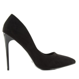 Klasične pumpice na stiletto petu b3968j-pb Crne crna