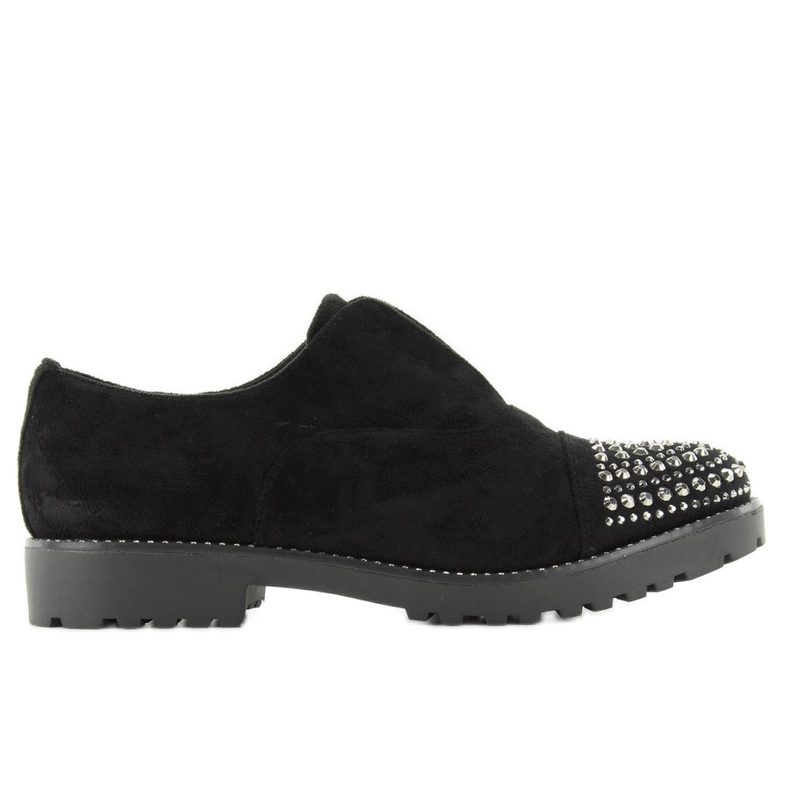 Cipele s kopčom na prstima Wd31 crne crno