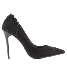 Antilop visoke potpetice s volanom LE031 crna