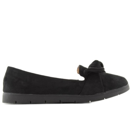 Balerinke od antilopa s mašnom sk37p Crne crna