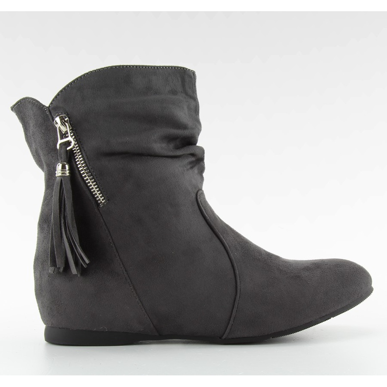 Saška s ukrasnim patentnim zatvaračem PE102 siva