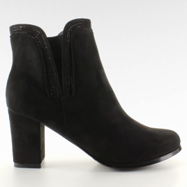 AL-1 crne antilop čizme na petu crna