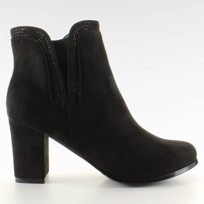 AL-1 crne antilop čizme na petu crno