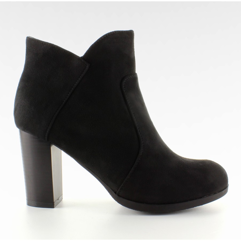 Umjerene cipele s petom, 6075 pg, crne crno