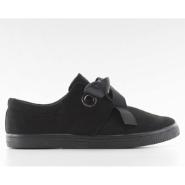 Tenisice vezane crnom vrpcom JX49 crna