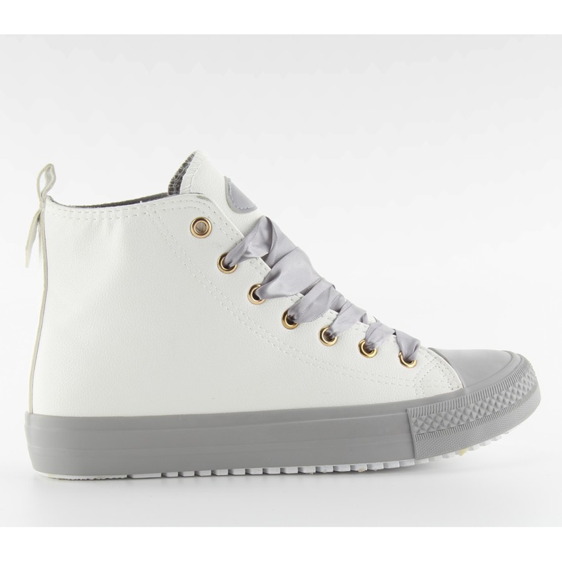 Tenisice za gležnjeve s duplim vezicama bijela