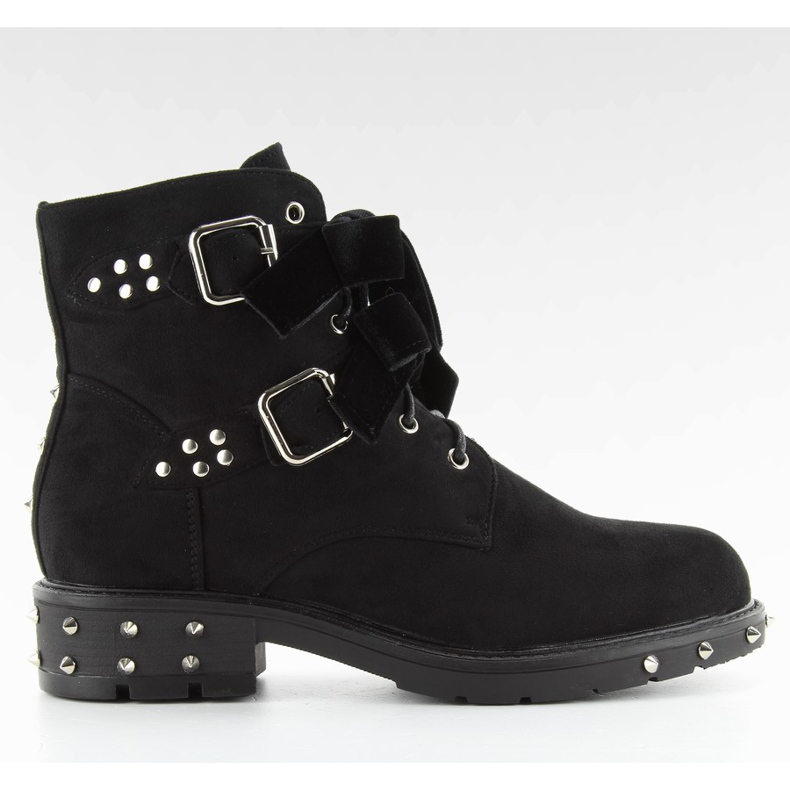 Elegantne čizme s čavlima CLS-30 Black crno