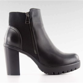 Čizme na visoku petu dd35p crne crna