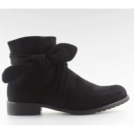 Čizme s lukom ES8508 crne crna