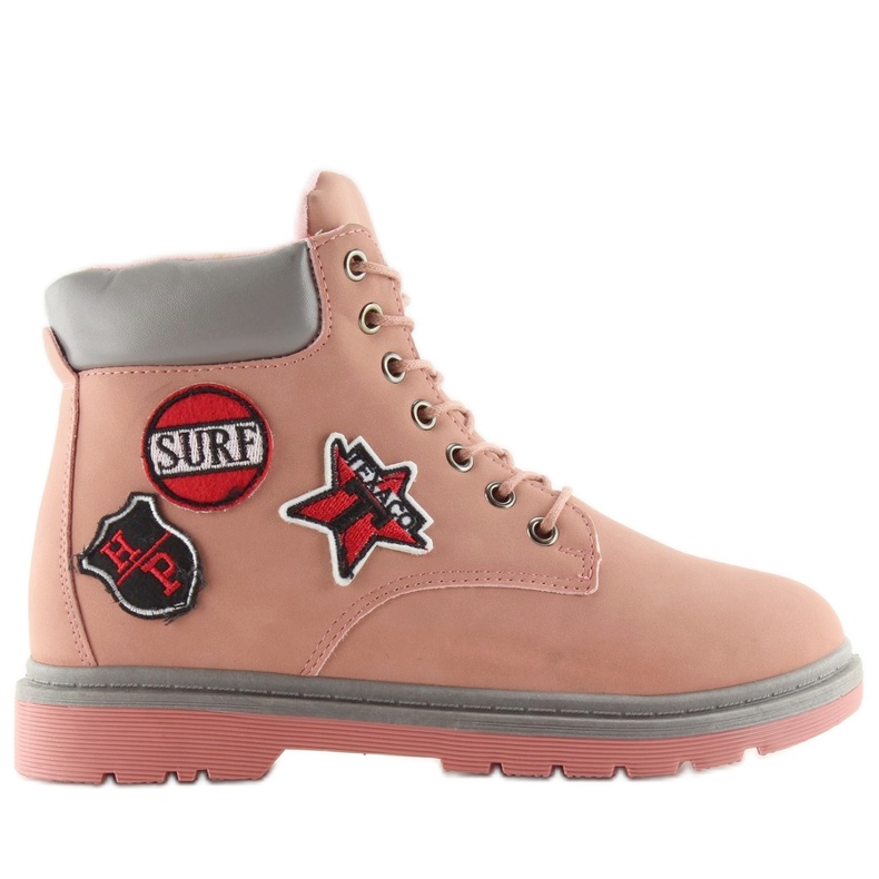 Timberki ženske ružičaste flastere Xy-19 ružičasta