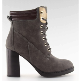 Drvene cipele sive NS05P sive siva