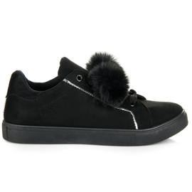 Groto Gogo Antilop tenisice s pomponima crna