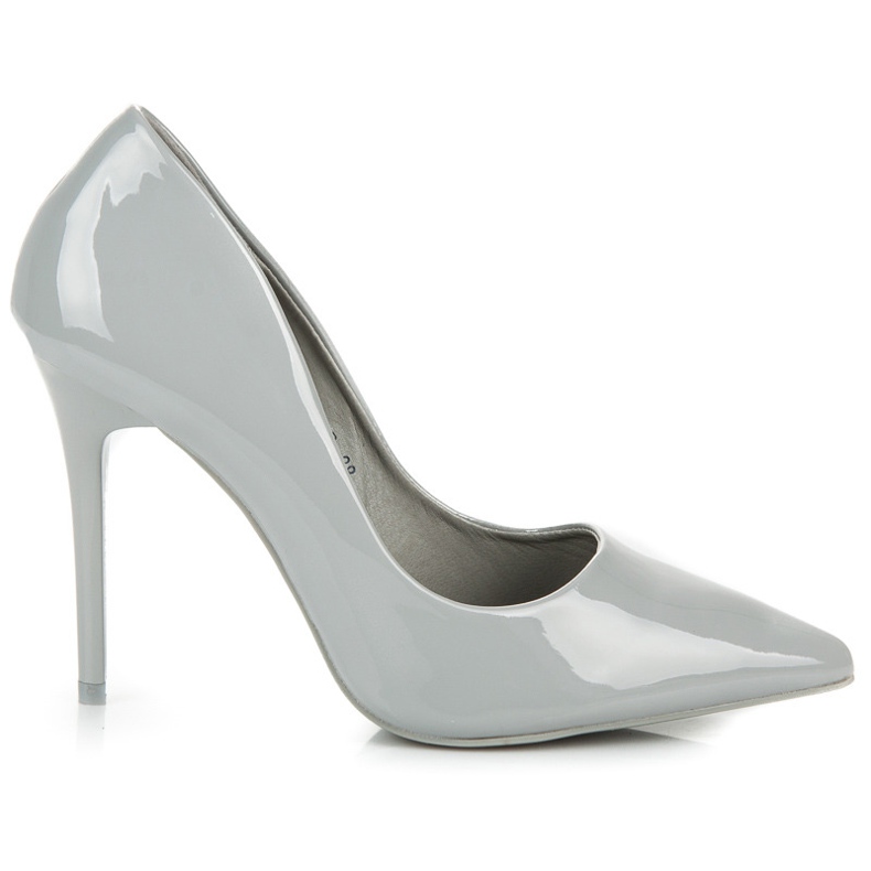 Seastar Sivo lakirane potpetice siva