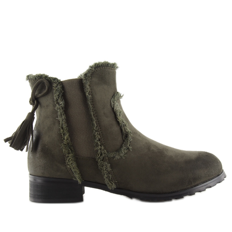 Ženske čizme Warm Khaki W156 zelena