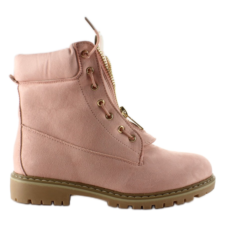 Suede Balmanki Plain Pink Nc50 ružičasta