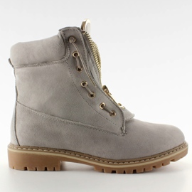 Balman cipele od sive antilopa siva