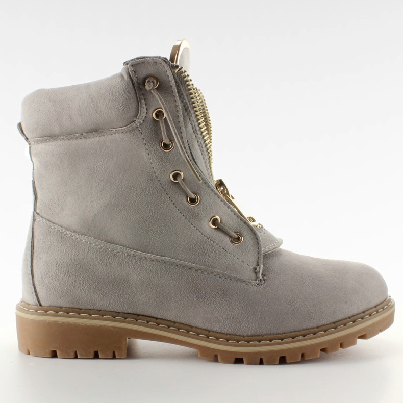 Balman cipele od sive antilopa siva