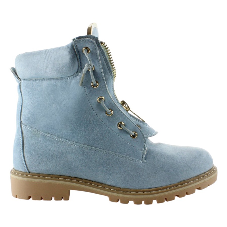 Plave cipele balman od antilopa NC50 L. Plave plava