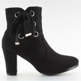 Crne čizme na visoku petu C100 crne crna