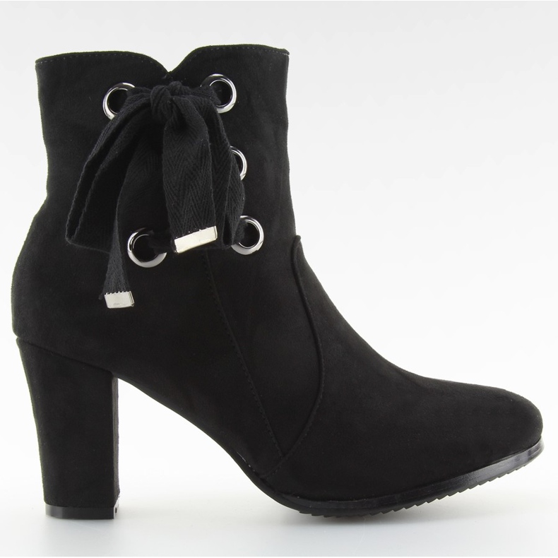 Crne čizme na visoku petu C100 crne crno