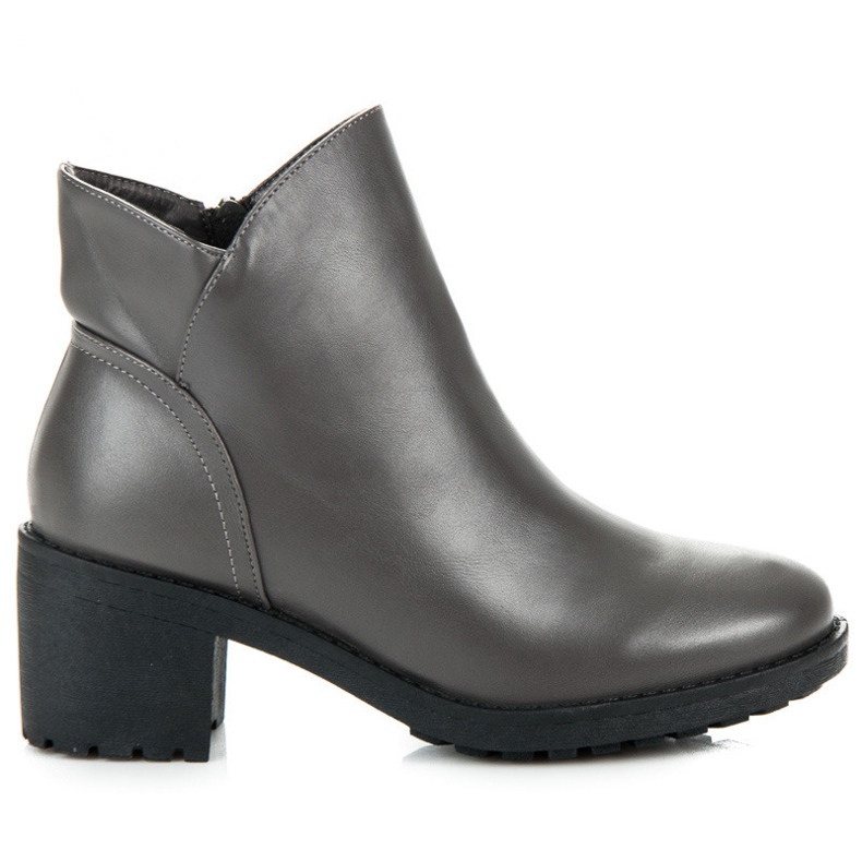 Vices New Collection Čizme na širokom stupu siva