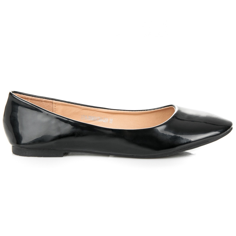 W. Potocki Lakirane balerine crno
