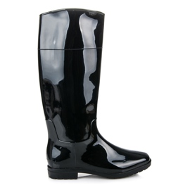 Lakirane gumene čizme crna