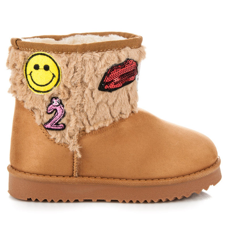 Kylie Mukluki s flasterima smeđa