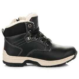 Arrigo Bello Čizme s ovčjom kožom crno