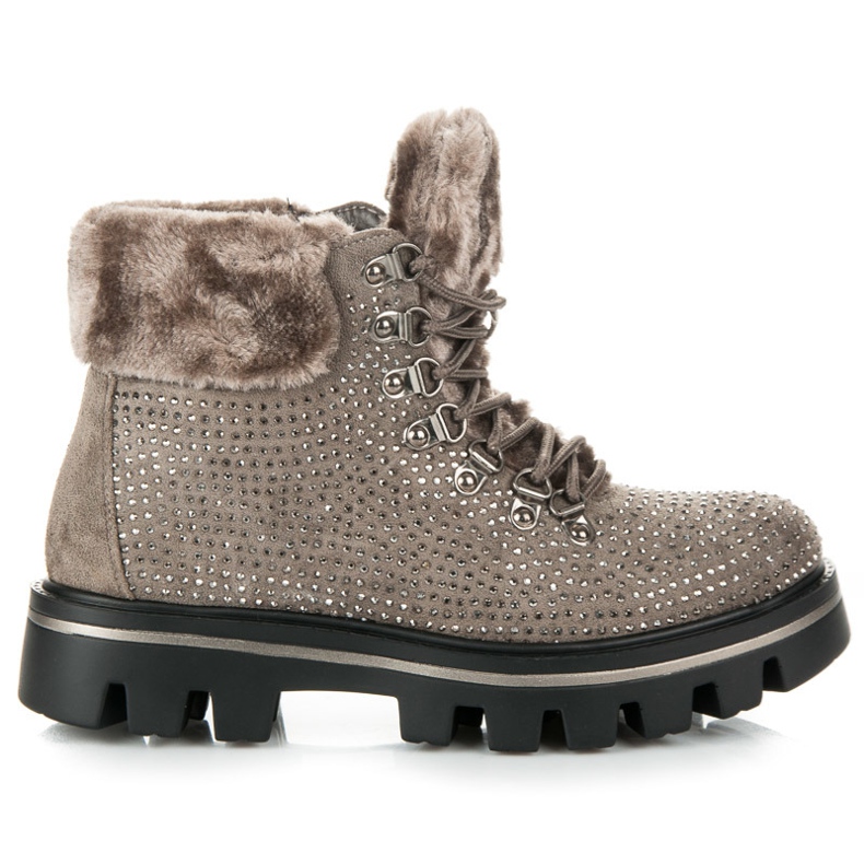 Kylie Elegantne čizme sa zaštitnikom smeđa