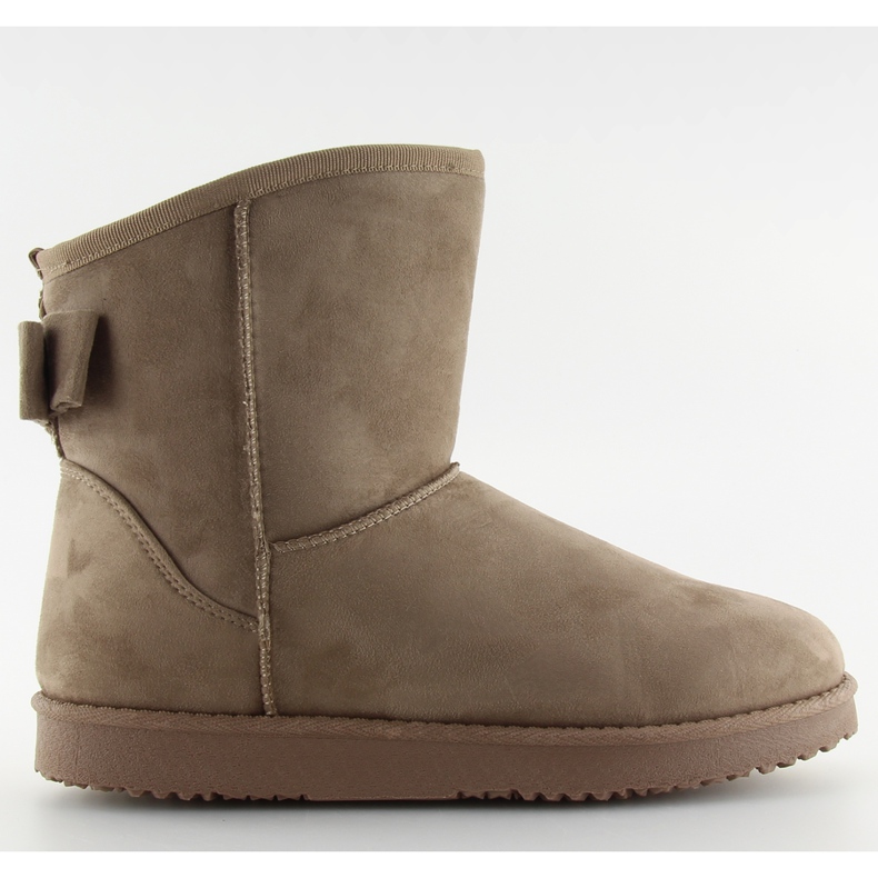 Snježno pokriveni emuzi s bež kaki lukom