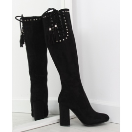 Crne klasične visoke potpetice crna