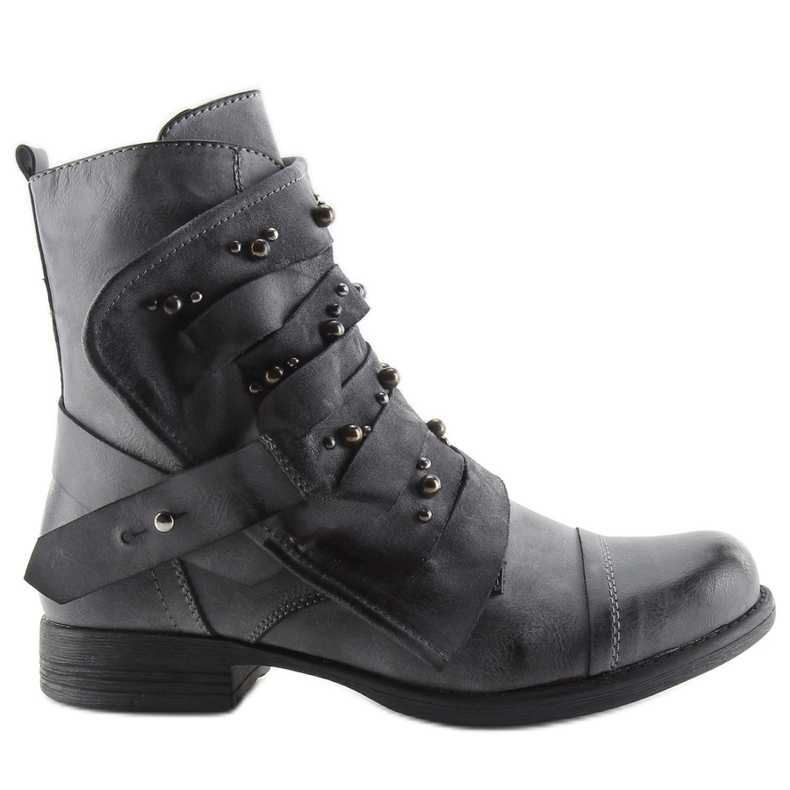 Vojne čizme s originalnim gornjim dijelom, sive siva