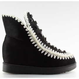 Čizme za gležnjeve crna DD62P crna