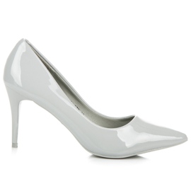 Seastar Lakirane pumpice siva