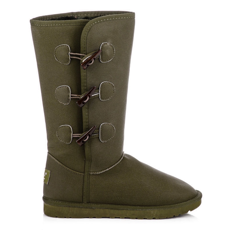 Torna Visoke krznene čizme za snijeg zelena