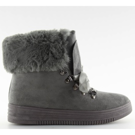 Sive čizme za snijeg trappers GF-179 sive siva