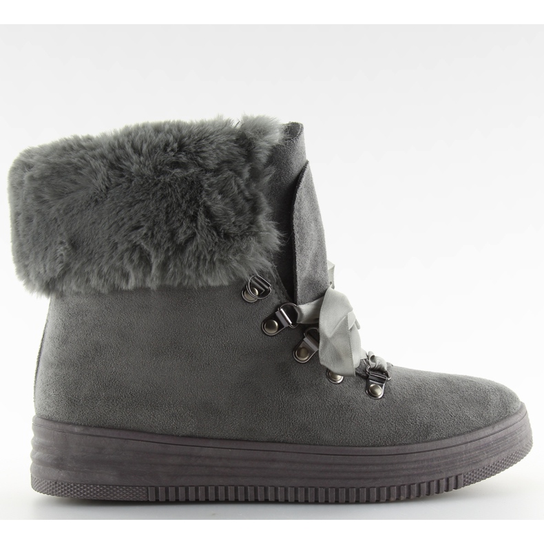 Sive čizme za snijeg trappers GF-179 sive siva