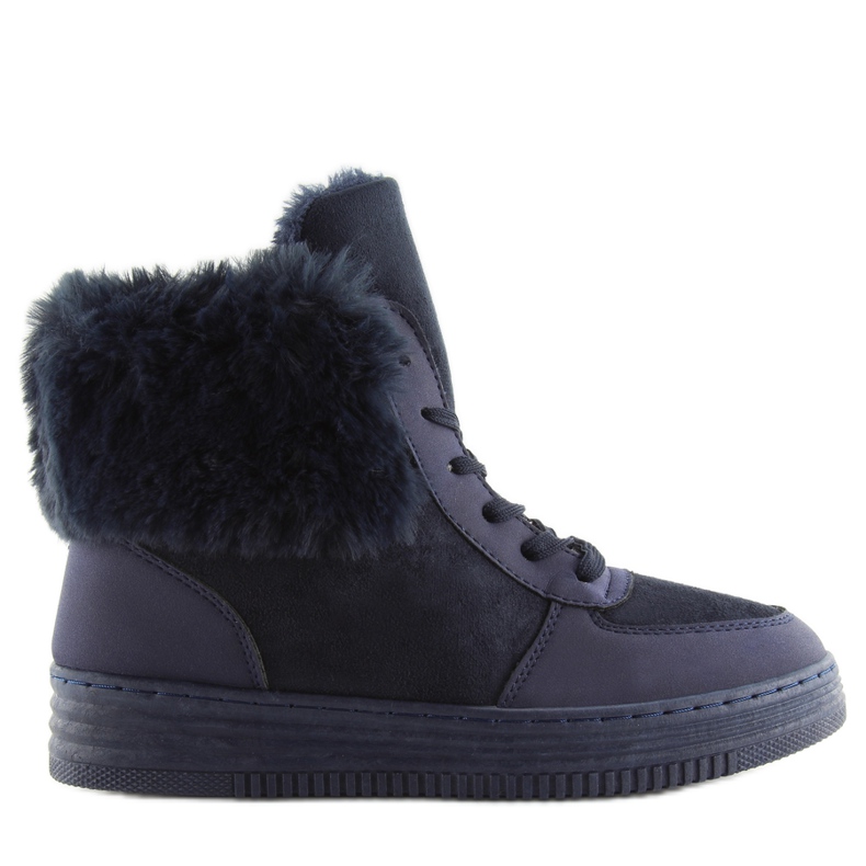 Mornarsko tamnoplave debelo izolirane tenisice mornarsko plava