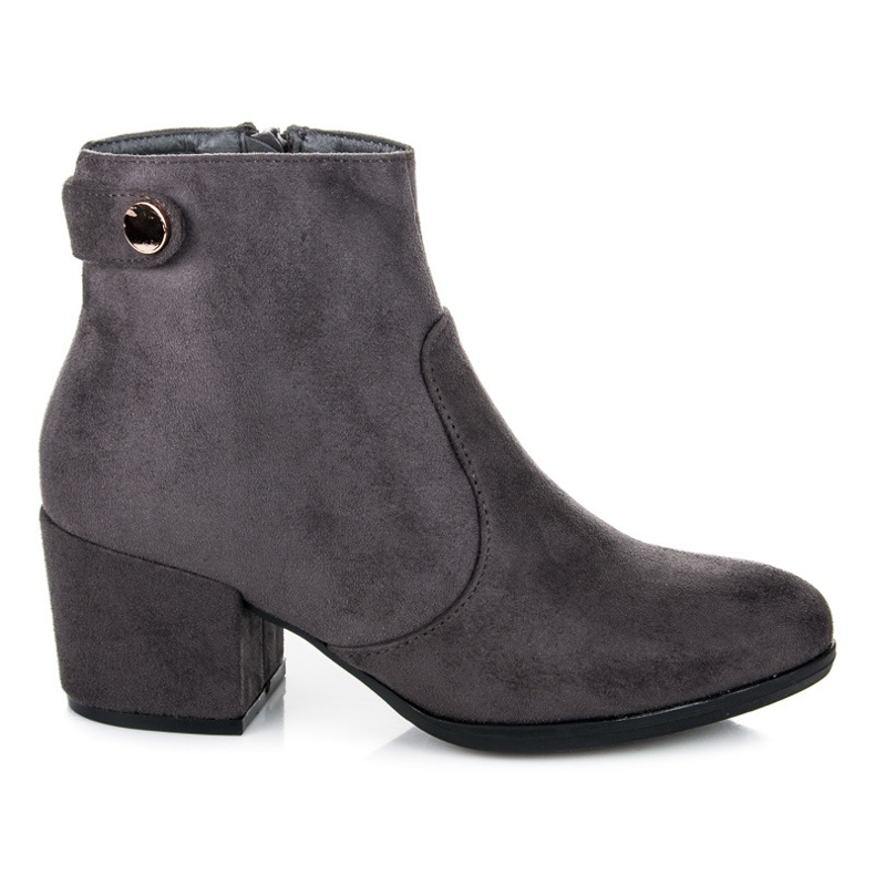 Laura Mode Sive čizme na stupu siva