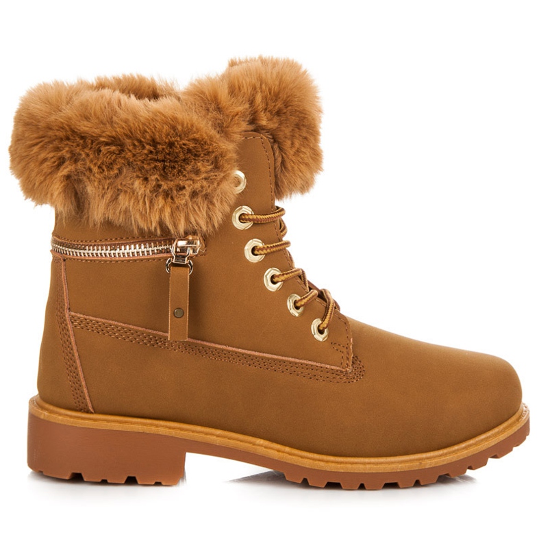 Traperi s krznom na gornjem dijelu smeđa