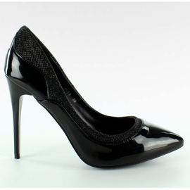 Prekrasne pumpe za posebne prigode crne P-13 crne crna