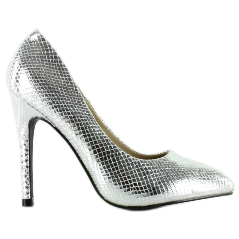 Srebrne igle sa školjkama K415-5 Srebro siva