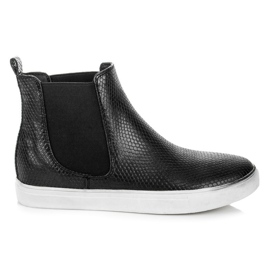 Mckeylor Visoke tenisice sa zmijskim printom crna