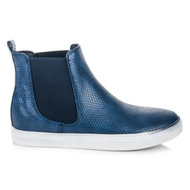 Mckeylor Visoke tenisice sa zmijskim printom plava