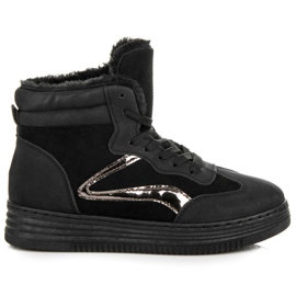 Sportske cipele s krznom crna