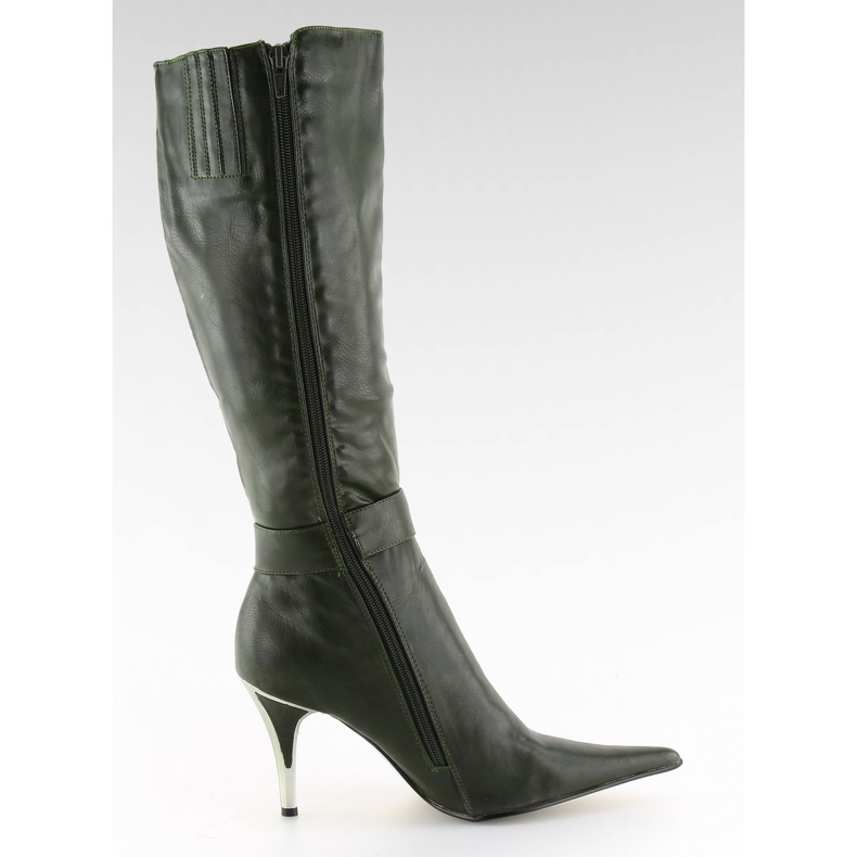 Čizme na igle 5137-75 Anis zelena